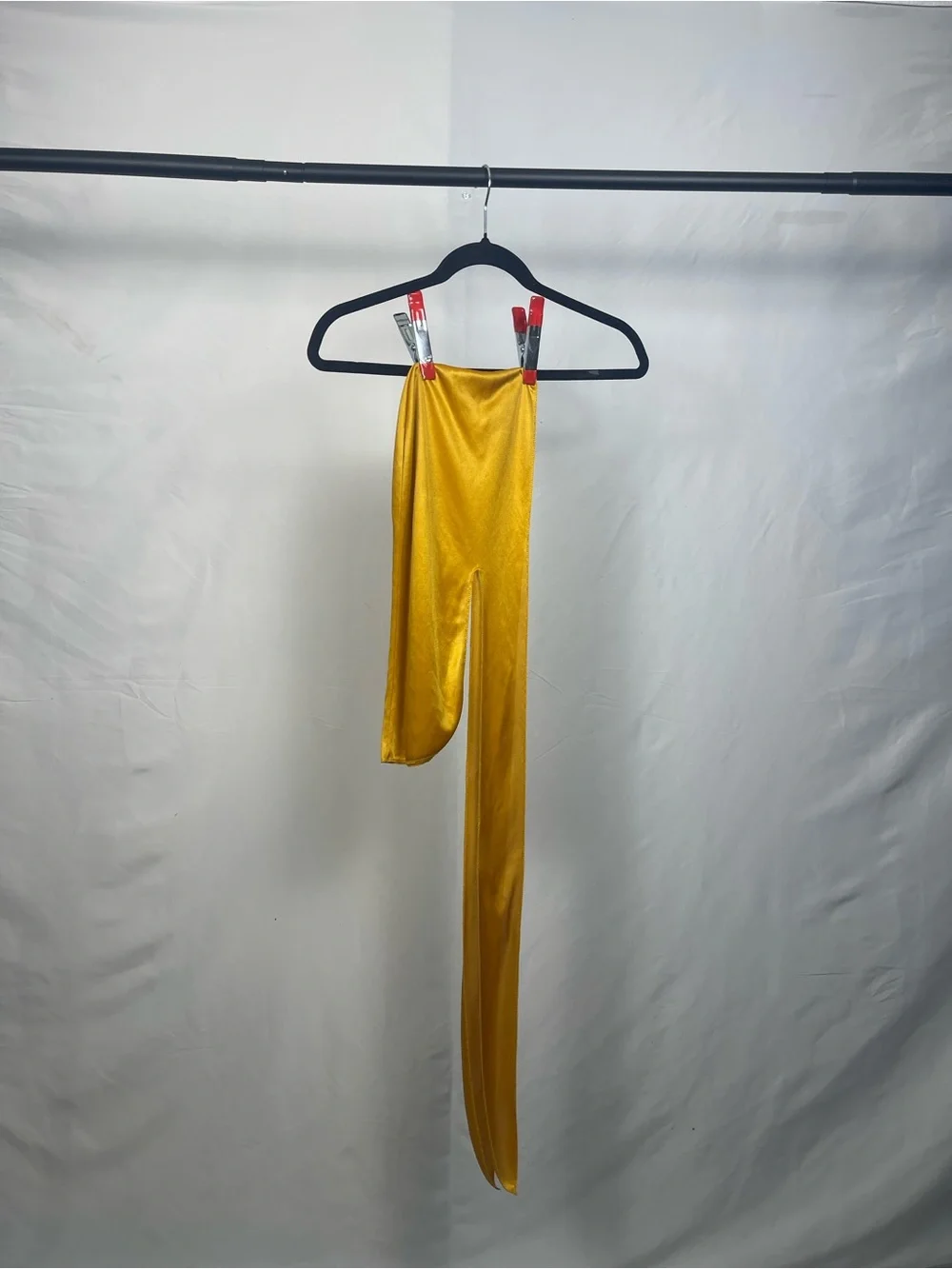 Gold Satin Scarf or Sash